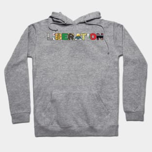 LIBERATION - PALESTINE Images - Front Hoodie